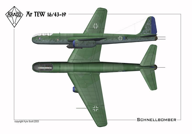 German Secret Weapons Arado Ar TEW 16/43-19
