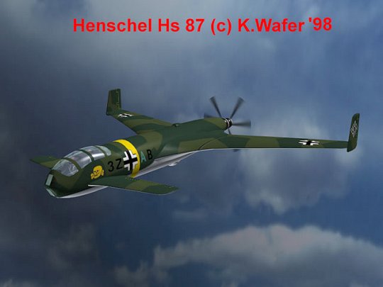 German Secret Weapons Henschel Hs. P87