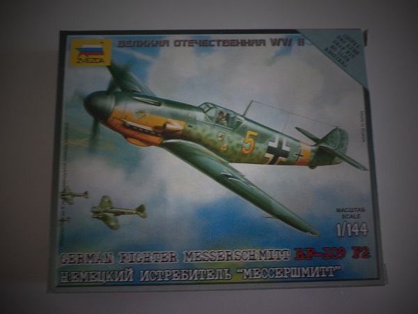 Zvezda Me-109 box front